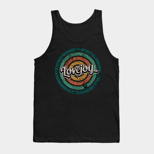 Lovejoy // Retro Circle Crack Vintage Tank Top by People Mask